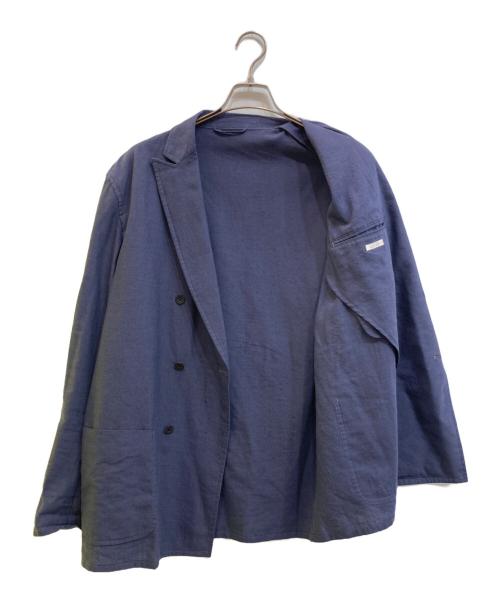 COMOLI（コモリ）COMOLI (コモリ) タイプライター ダブルブレストジャケット ネイビー サイズ:3の古着・服飾アイテム