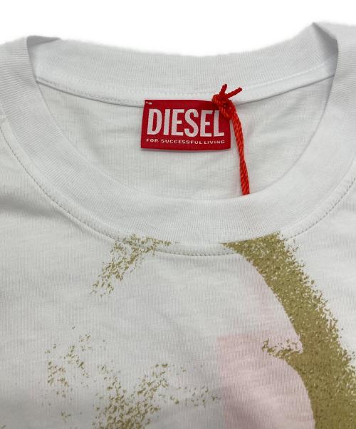 DIESEL（ディーゼル）DIESEL (ディーゼル) t-boxt-t7 ホワイト サイズ:Lの古着・服飾アイテム