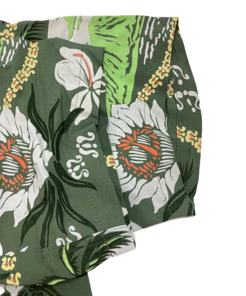 KEONI OF HAWAII（ケオニオブハワイ）KEONI OF HAWAII (ケオニオブハワイ) アロハシャツ グリーン サイズ:Sの古着・服飾アイテム
