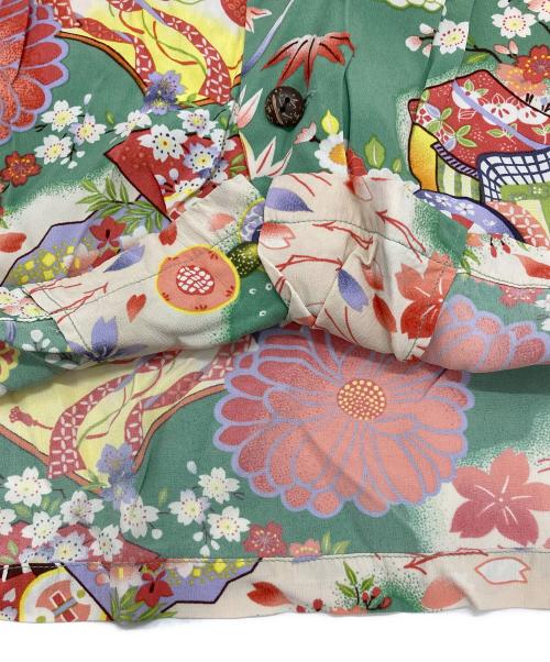 Sun Surf（サンサーフ）Sun Surf (サンサーフ) アロハシャツ グリーン サイズ:Sの古着・服飾アイテム
