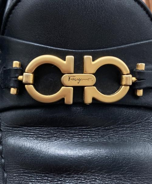 Salvatore Ferragamo（サルヴァトーレ フェラガモ）Salvatore Ferragamo (サルヴァトーレ フェラガモ) ガンチーニローファー ブラック サイズ:SIZE 10Dの古着・服飾アイテム