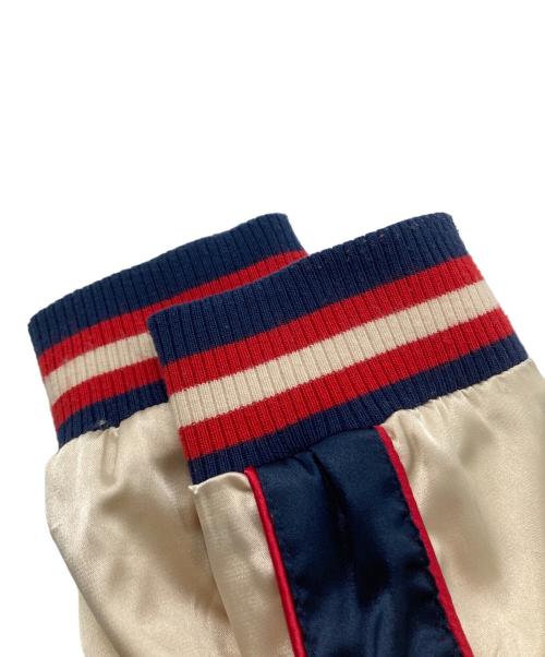 東京ヤクルトスワローズ（トウキョウヤクルトスワローズ）東京ヤクルトスワローズ (トウキョウヤクルトスワローズ) つば九郎スカジャン ネイビー サイズ:XLの古着・服飾アイテム