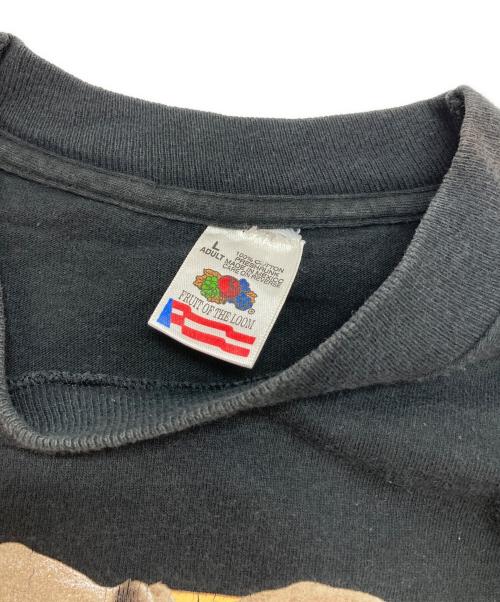 FRUIT OF THE LOOM（フルーツオブザルーム）FRUIT OF THE LOOM (フルーツオブザルーム) 90sアートtシャツ ブラック サイズ:Lの古着・服飾アイテム