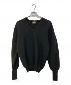 JOSEPH SPORTジョゼフ スポーツ）の古着「ヴィンテージモヘアブレンドVネックニット」｜ブラック