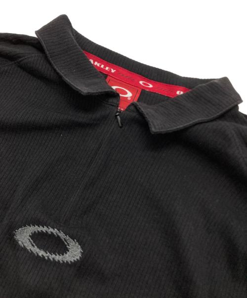 OAKLEY（オークリー）OAKLEY (オークリー) 00sハーフジップカットソー ブラック サイズ:Ⅿの古着・服飾アイテム