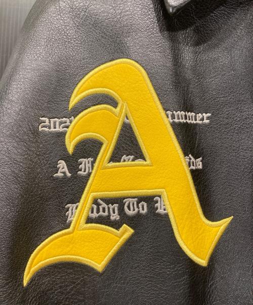 A FEW GOOD KIDS（アフューグッドキッズ）A Few Good Kids (アフューグッドキッズ) エコレザースタジャン ブラック サイズ:Mの古着・服飾アイテム