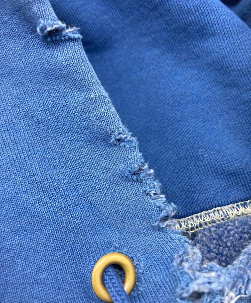 Champion（チャンピオン）Champion (チャンピオン) LAND'S END (ランズエンド) ボロリバースウィーブパーカー ブルー サイズ:Lの古着・服飾アイテム