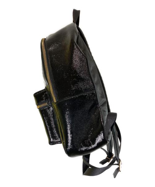 COACH（コーチ）COACH (コーチ) パテント クロスグレーンレザー ミディアム チャーリー バックバッグ ブラック サイズ:-の古着・服飾アイテム