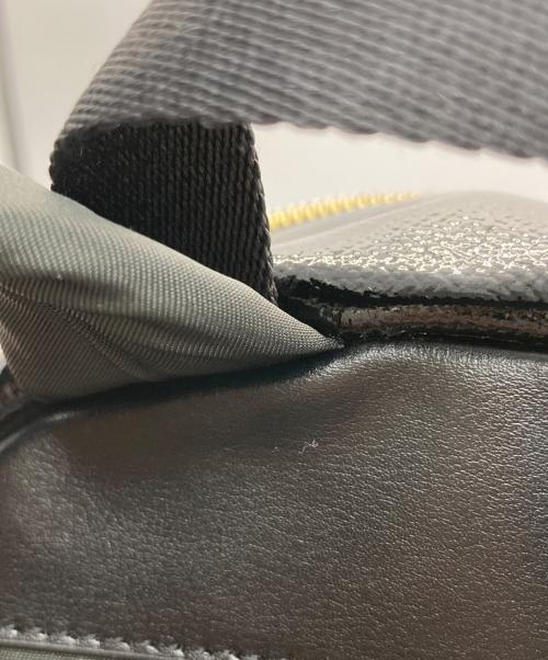 COACH（コーチ）COACH (コーチ) パテント クロスグレーンレザー ミディアム チャーリー バックバッグ ブラック サイズ:-の古着・服飾アイテム