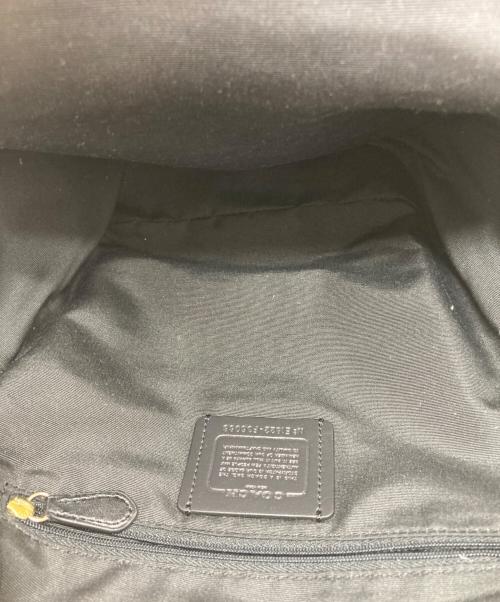 COACH（コーチ）COACH (コーチ) パテント クロスグレーンレザー ミディアム チャーリー バックバッグ ブラック サイズ:-の古着・服飾アイテム