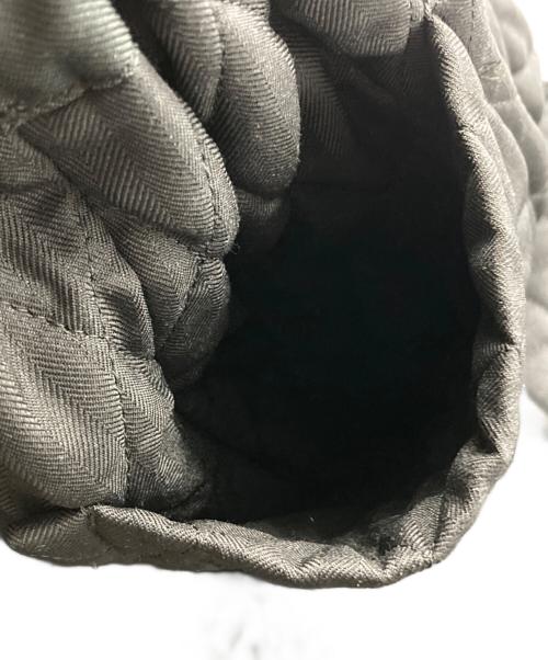 TAO COMME des GARCONS（タオ コムデギャルソン）TAO COMME des GARCONS (タオ コムデギャルソン) エステルヘリンボンキルティング ウエストゴムスカート ブラック サイズ:-の古着・服飾アイテム