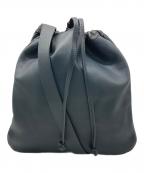 A.P.C.アーペーセー）の古着「レザーショルダーバッグ」｜ネイビー