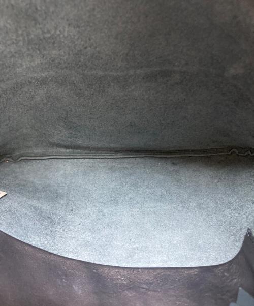 A.P.C.（アーペーセー）A.P.C. (アーペーセー) レザーショルダーバッグ ネイビーの古着・服飾アイテム