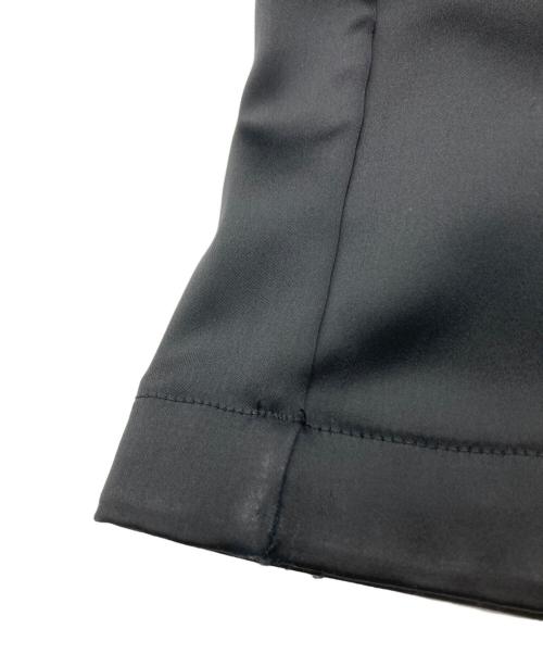 adidas（アディダス）adidas (アディダス) アディカラー サテン ワイドレッグ トラックパンツ ブラック サイズ:Lの古着・服飾アイテム