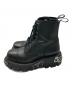 NEW ROCK (ニューロック) ANKLE BOOT BLACK REACTOR WITH LACES ブラック サイズ:41：25000円