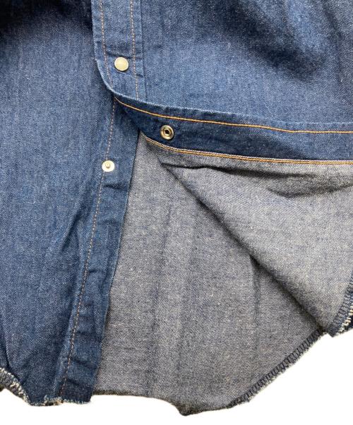 Wrangler（ラングラー）Wrangler (ラングラー) 80'sデニムウエスタンシャツ インディゴ サイズ:15-33の古着・服飾アイテム