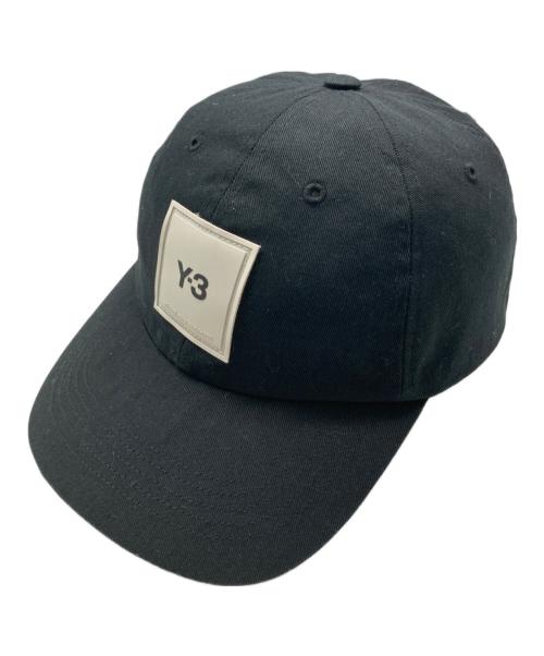 Y-3（ワイスリー）Y-3 (ワイスリー) Y-3 SQUARE LABEL CAP ブラックの古着・服飾アイテム