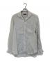Paul Stuart（ポールスチュアート）の古着「ハイカウントフレンチリネンシャンブレーイタリアンカラーシャツ」｜グレー