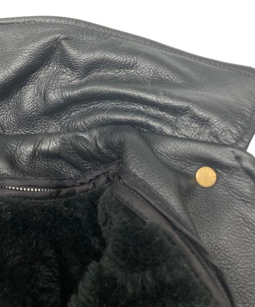 Schott（ショット）Schott (ショット) フリンジレザージャケット ブラック サイズ:6の古着・服飾アイテム