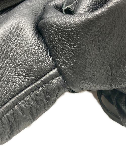 Schott（ショット）Schott (ショット) フリンジレザージャケット ブラック サイズ:6の古着・服飾アイテム