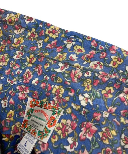 reyn spooner（レイン スプナー）reyn spooner (レイン スプナー) フラワーシャツ ブルー サイズ:Lの古着・服飾アイテム