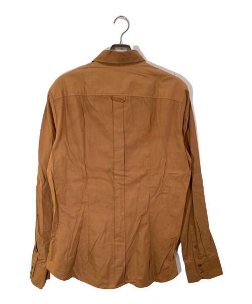 D&G（ディーアンドジー）D&G (ディーアンドジー) グラフィックプリントシャツ ブラウン サイズ:38の古着・服飾アイテム