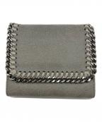 STELLA McCARTNEYステラマッカートニー）の古着「FALABELLA SMALL FLAP WALLET」｜グレー