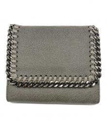 STELLA McCARTNEY（ステラマッカートニー）の古着「FALABELLA SMALL FLAP WALLET」｜グレー