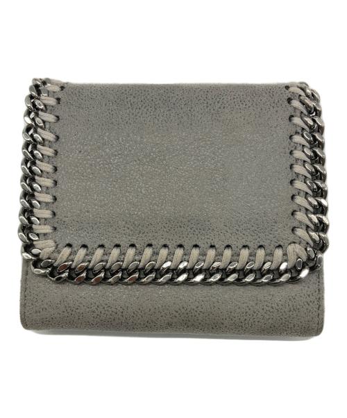 STELLA McCARTNEY（ステラマッカートニー）STELLA McCARTNEY (ステラマッカートニー) FALABELLA SMALL FLAP WALLET グレーの古着・服飾アイテム
