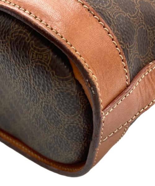 CELINE（セリーヌ）CELINE (セリーヌ) マカダムハンドバッグ ブラウン サイズ:-の古着・服飾アイテム
