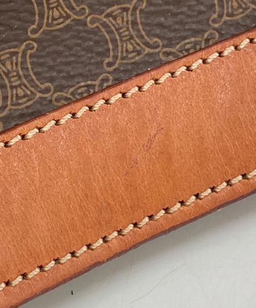 CELINE（セリーヌ）CELINE (セリーヌ) マカダムハンドバッグ ブラウン サイズ:-の古着・服飾アイテム