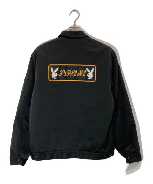 SUPREME（シュプリーム）Supreme (シュプリーム) Playboy Work Jacket ブラック サイズ:Mの古着・服飾アイテム