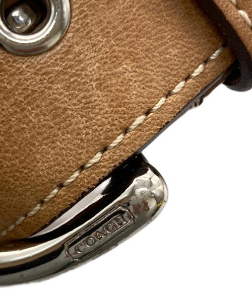 COACH（コーチ）COACH (コーチ) シグネチャーワンショルダーバッグ ベージュの古着・服飾アイテム