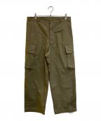 waiperワイパー）の古着「フランス軍M4-7カーゴパンツ」｜カーキ