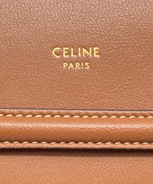 CELINE（セリーヌ）CELINE (セリーヌ) トリオンフキャンバスモバイルポーチ ブラウン サイズ:-の古着・服飾アイテム