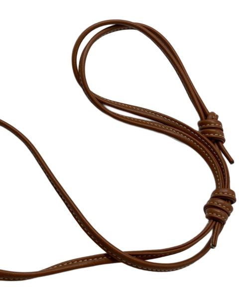 CELINE（セリーヌ）CELINE (セリーヌ) トリオンフキャンバスモバイルポーチ ブラウン サイズ:-の古着・服飾アイテム