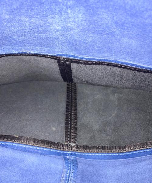 DIESEL（ディーゼル）DIESEL (ディーゼル) レザーナップサック ブラック×ブルー サイズ:-の古着・服飾アイテム