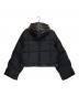 GANNI (ガニー) MIX PUFFER HOODED SHORT JACKET ブラック サイズ:下記参照：16000円