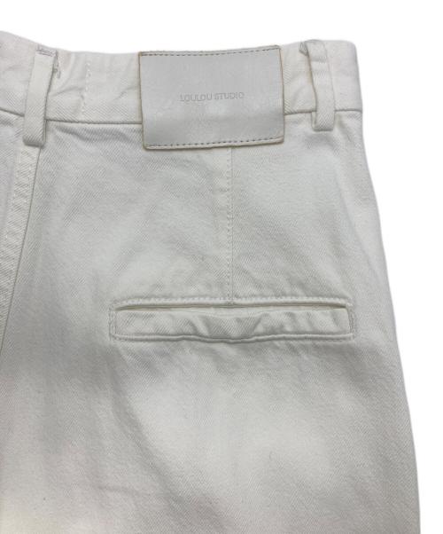 LOULOU STUDIO（ルルスタジオ）Loulou Studio (ルルスタジオ) ATTUジーンズ ホワイト サイズ:27の古着・服飾アイテム