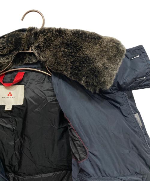 PEUTEREY（ピューテリー）PEUTEREY (ピューテリー) HURRICANEダウンコート ネイビー サイズ:44の古着・服飾アイテム