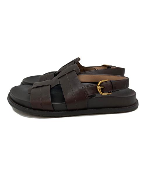 COLE HAAN（コールハーン）COLE HAAN (コールハーン) マーリー フィッシャーマン フットベッド サンダル ブラウン サイズ:SIZE 5 1/2の古着・服飾アイテム