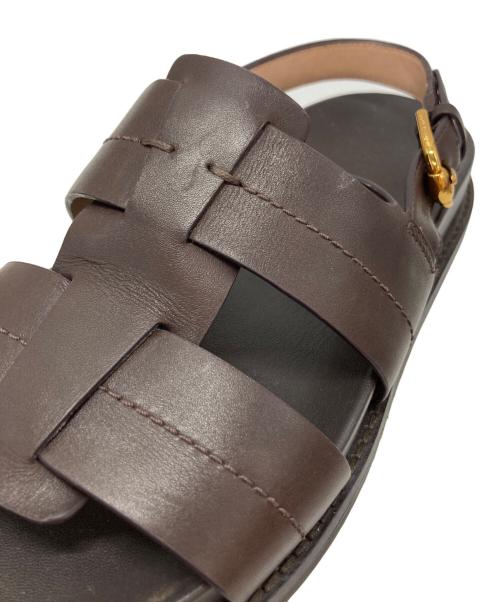 COLE HAAN（コールハーン）COLE HAAN (コールハーン) マーリー フィッシャーマン フットベッド サンダル ブラウン サイズ:SIZE 5 1/2の古着・服飾アイテム