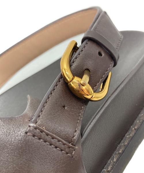 COLE HAAN（コールハーン）COLE HAAN (コールハーン) マーリー フィッシャーマン フットベッド サンダル ブラウン サイズ:SIZE 5 1/2の古着・服飾アイテム