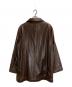 Donna Karan (ダナキャラン) レザーコート ブラウン サイズ:M：8000円