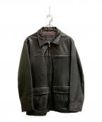 NEW REPUBLICニュー パブリック）の古着「レザーコート」｜ブラック