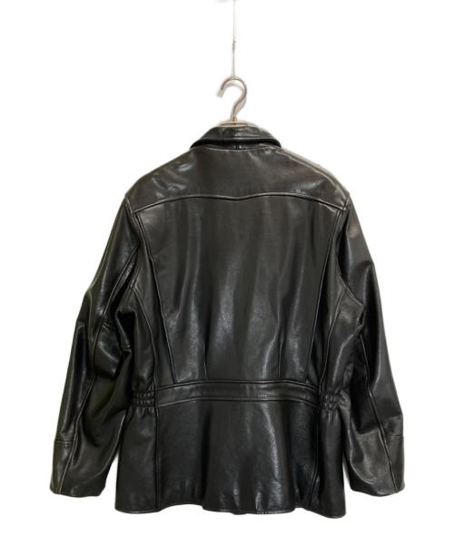 NEW REPUBLIC（ニュー パブリック）NEW REPUBLIC (ニュー パブリック) レザーコート ブラック サイズ:Lの古着・服飾アイテム