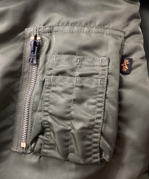 ALPHA（アルファ）ALPHA (アルファ) MA-1 CORE TALL フライトジャケット オリーブ サイズ:Mの古着・服飾アイテム