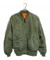 ALPHA（アルファ）の古着「MA-1 CORE TALL フライトジャケット」｜オリーブ