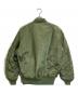 ALPHA (アルファ) MA-1 CORE TALL フライトジャケット オリーブ サイズ:M：7000円