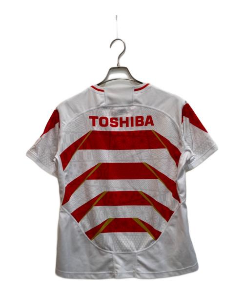 CANTERBURY OF NEWZEALAND（カンターベリーオブニュージーランド）CANTERBURY OF NEWZEALAND (カンターベリーオブニュージーランド) レプリカユニフォーム レッド×ホワイト サイズ:Ⅿの古着・服飾アイテム